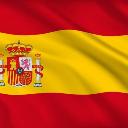 Vlag Spanje 150cm van Partychimp koop je bij Partywinkel
