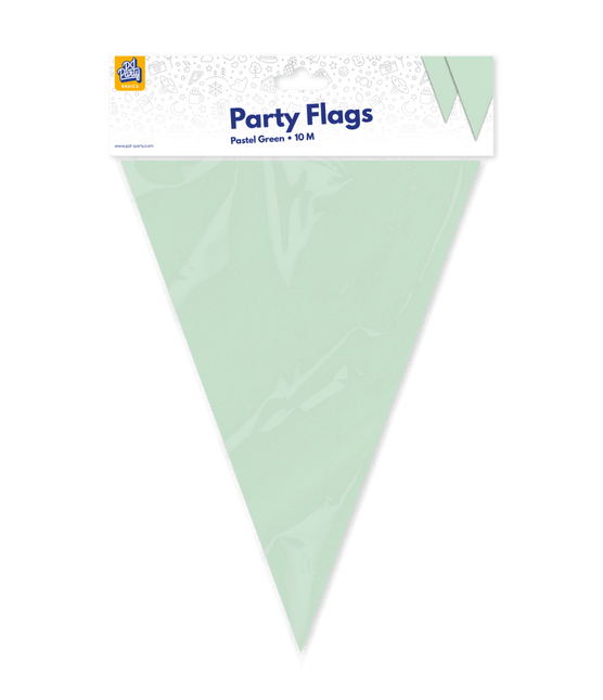 Vlaggenlijn pastel groen van Paper Dreams koop je bij Partywinkel