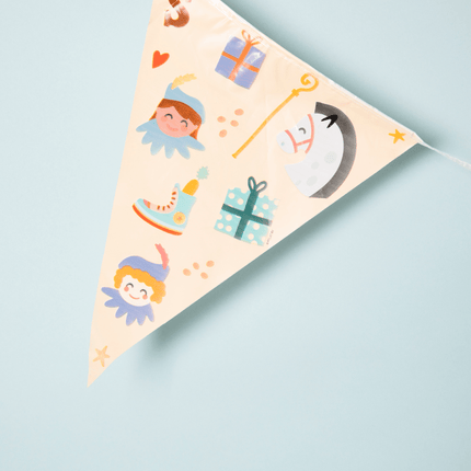 Vlaggenlijn Welkom Sint & Piet 6m van Folat koop je bij Partywinkel