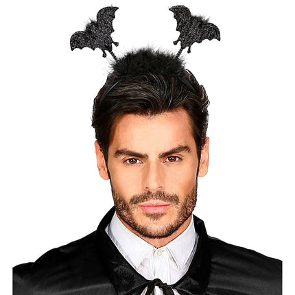 Vleermuis Hoofdband Zwart van Widmann koop je bij Partywinkel