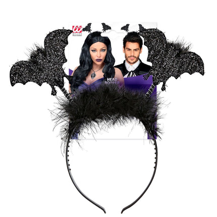 Vleermuis Hoofdband Zwart van Widmann koop je bij Partywinkel