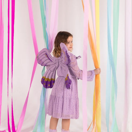 Vlinder Helium Ballon Paars Leeg 50cm van Partydeco koop je bij Partywinkel