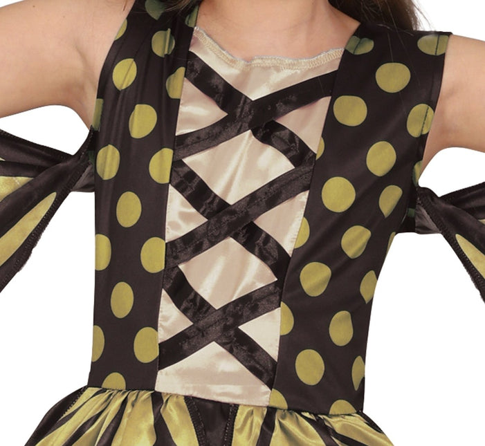 Vlinder Kostuum Geel Zwart Meisje van Fiestas Guirca koop je bij Partywinkel