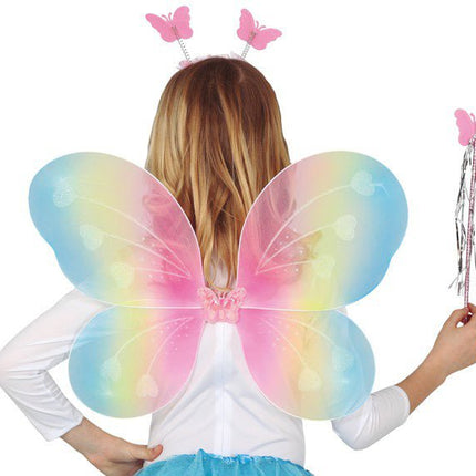 Vlinder Set Gekleurd 3 delig van Fiestas Guirca koop je bij Partywinkel