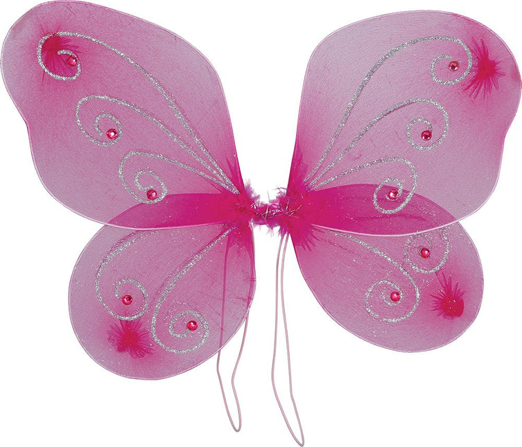 Vlinder Verkleedset Roze Meisje 2 delig van Fiestas Guirca koop je bij Partywinkel