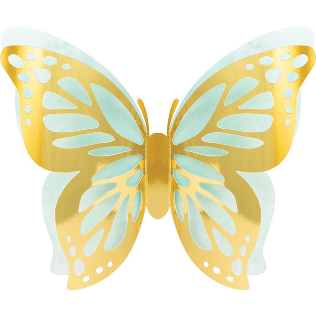 Vlinder Wanddecoratie 3st van Creative Converting koop je bij Partywinkel