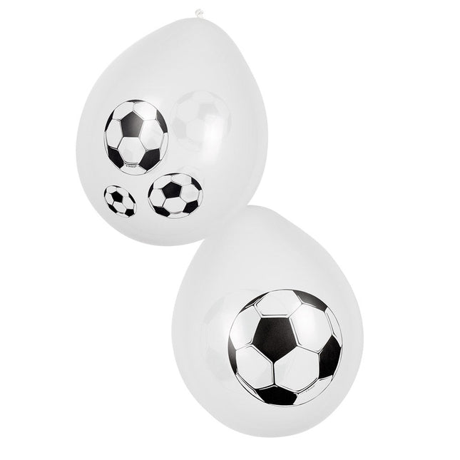 Voetbal Ballonnen 25cm 6st van Boland koop je bij Partywinkel