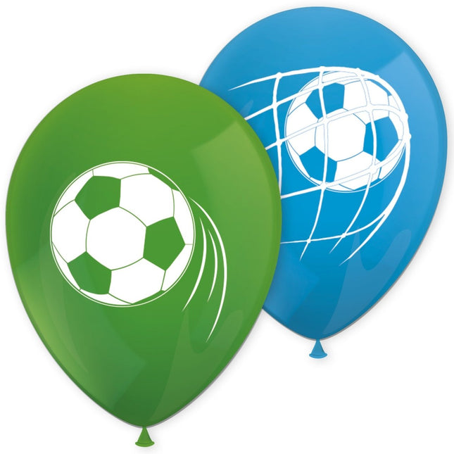 Voetbal Ballonnen 8st van Procos koop je bij Partywinkel