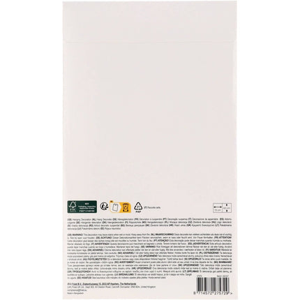 Voetbal Hangdecoratie 6st van Folat koop je bij Partywinkel