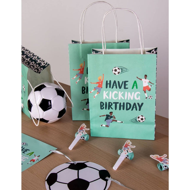 Voetbal Uitdeeltasjes 27cm 6st van Folat koop je bij Partywinkel