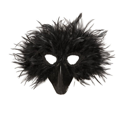 Vogel Masker Zwart van Widmann koop je bij Partywinkel