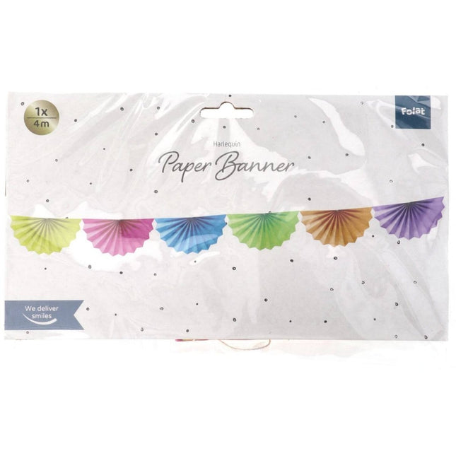 Waaier Slinger Meerkleurig - 4 meter van Folat koop je bij Partywinkel