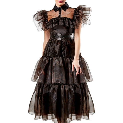 Wednesday Halloween Jurk Rave Dames van Rubies koop je bij Partywinkel