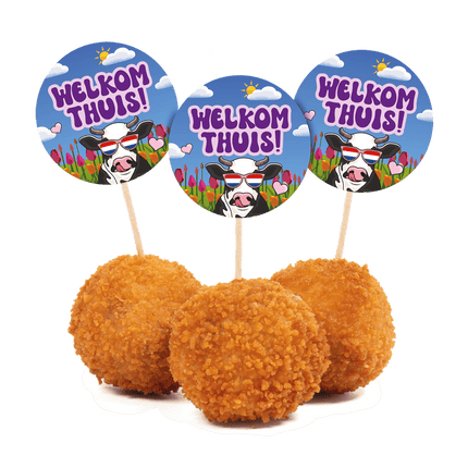 Welkom Thuis Cocktailprikkers Gekleurd 25st van WeFiesta koop je bij Partywinkel