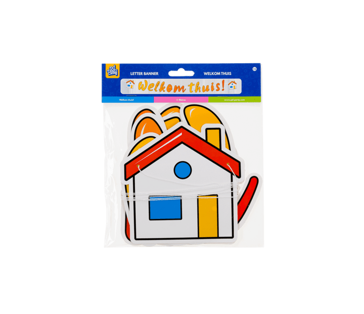 Welkom Thuis Letterslinger 2,5m van Paper Dreams koop je bij Partywinkel