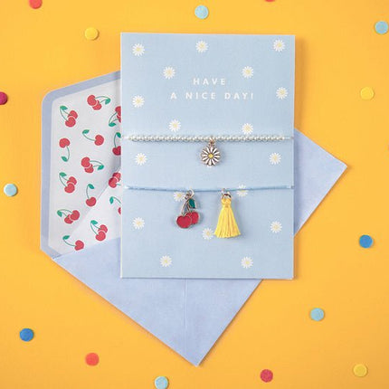 Wenskaart Armbanden 14,8cm van Partydeco koop je bij Partywinkel