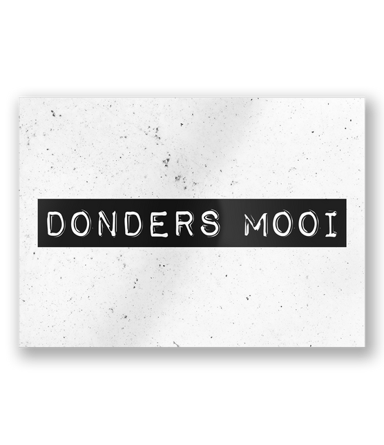 Wenskaart Dondersmooi 15cm van Paper Dreams koop je bij Partywinkel