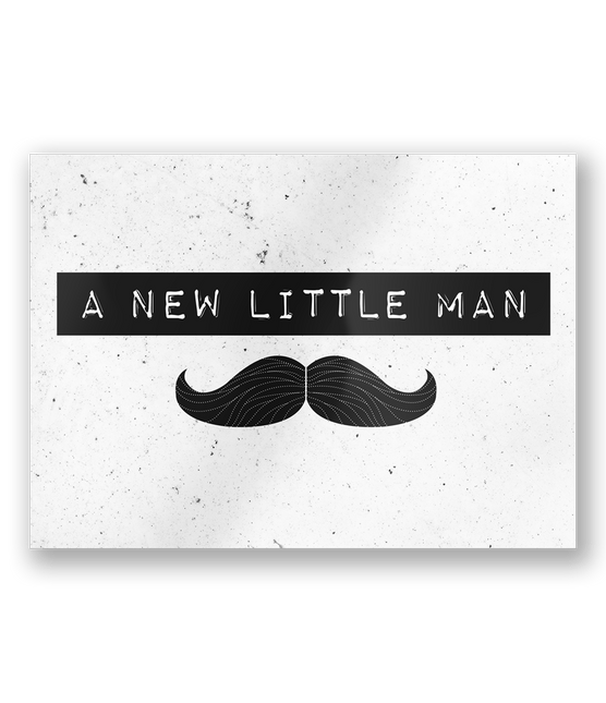 Wenskaart Little Man 15cm van Paper Dreams koop je bij Partywinkel