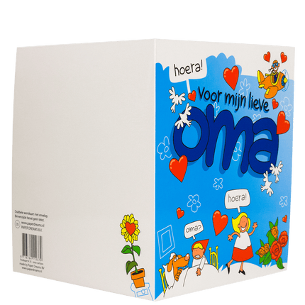 Wenskaart Oma 16,5cm van Paper Dreams koop je bij Partywinkel