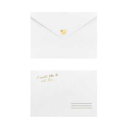 Wenskaart Will You Be Armband 14,8cm van Partydeco koop je bij Partywinkel