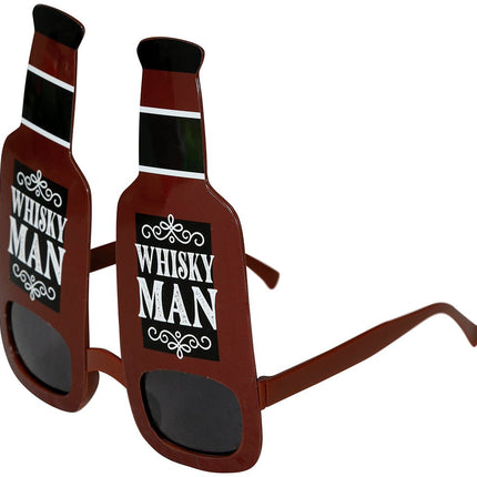 Whiskey Fles Bril van Fiestas Guirca koop je bij Partywinkel