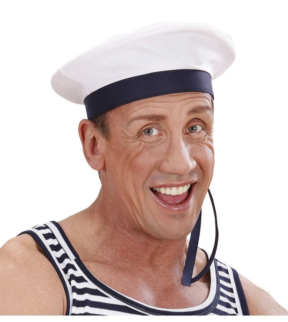 Wit Blauwe Pet Kapitein van Widmann koop je bij Partywinkel