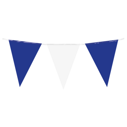 Wit Blauwe Slinger 10m van Paper Dreams koop je bij Partywinkel