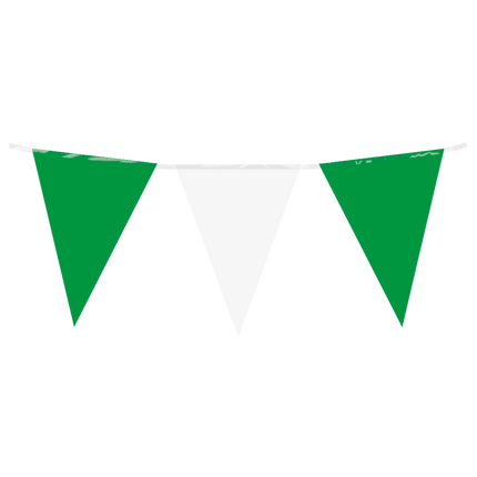 Wit Groene Slinger 10m van Paper Dreams koop je bij Partywinkel