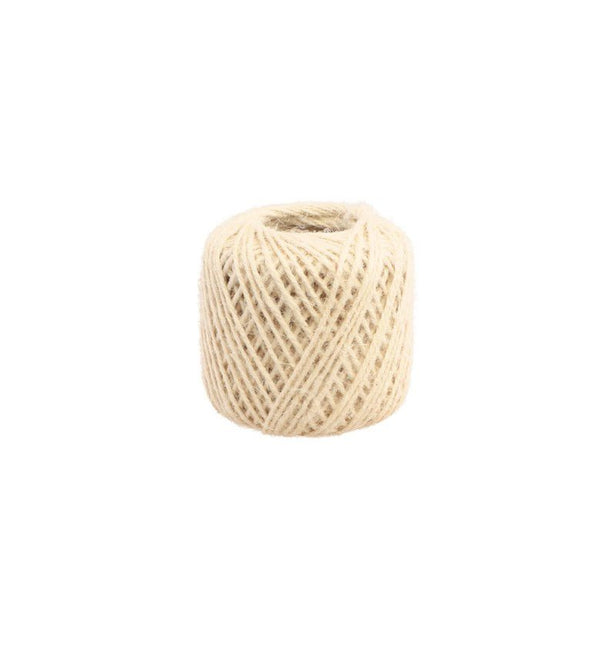 WIT JUTE LINT 2 MM X 30 M van CHAKS koop je bij Partywinkel