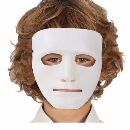 Wit Masker Kind van Fiestas Guirca koop je bij Partywinkel