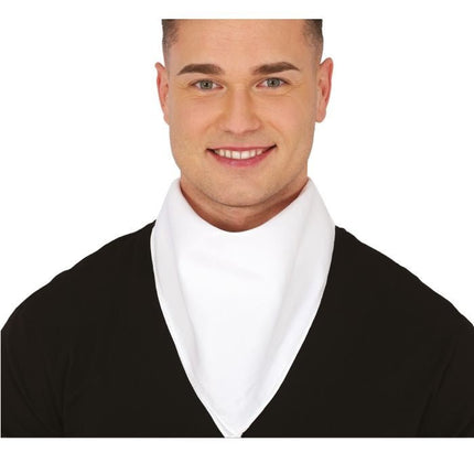 Witte Bandana 54cm van Fiestas Guirca koop je bij Partywinkel