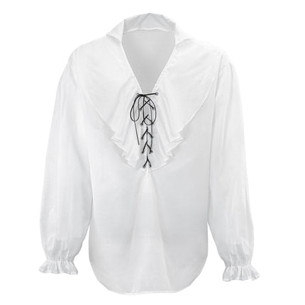 Witte Blouse Heren Piraten/Renaissance van Widmann koop je bij Partywinkel
