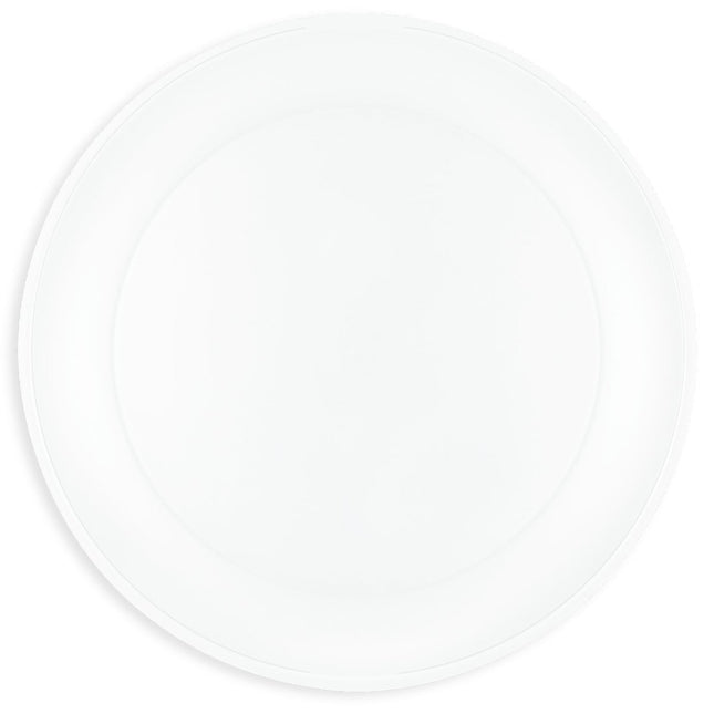 Witte Bord 21cm van Procos koop je bij Partywinkel