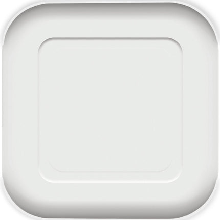 Witte Borden Vierkant 23cm 10st van Procos koop je bij Partywinkel