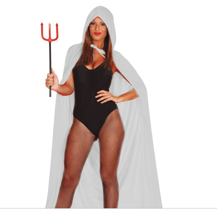 Witte Cape 1,3m van Fiestas Guirca koop je bij Partywinkel