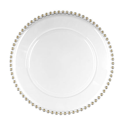 Witte Dienblad Witte Parel 32cm van Partydeco koop je bij Partywinkel