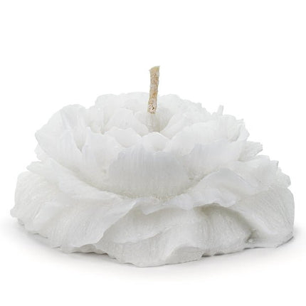 Witte Drijfkaars Bloem Drijvend 8cm 4st van Partydeco koop je bij Partywinkel