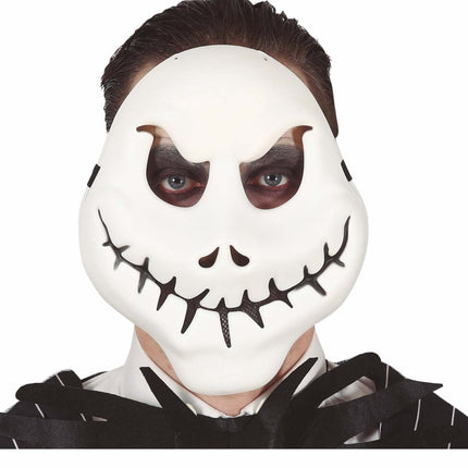 Witte Halloween Masker Spook van Fiestas Guirca koop je bij Partywinkel