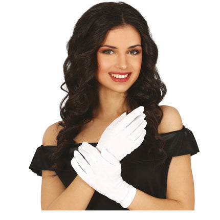 Witte Handschoenen van Fiestas Guirca koop je bij Partywinkel