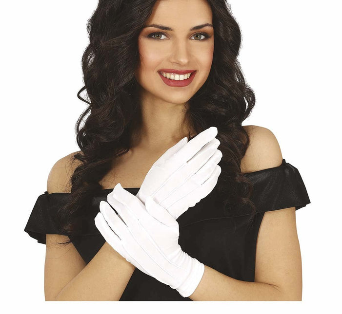 Witte Handschoenen Dames van Fiestas Guirca koop je bij Partywinkel