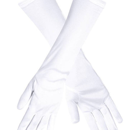 Witte Handschoenen Lang van Boland koop je bij Partywinkel