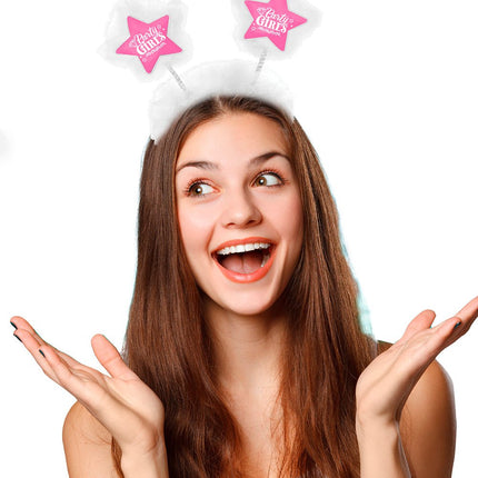 Witte Hoofdband Party Girls van Fiestas Guirca koop je bij Partywinkel