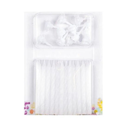Witte Kaarsen 6cm 24st van VDV Benefit koop je bij Partywinkel