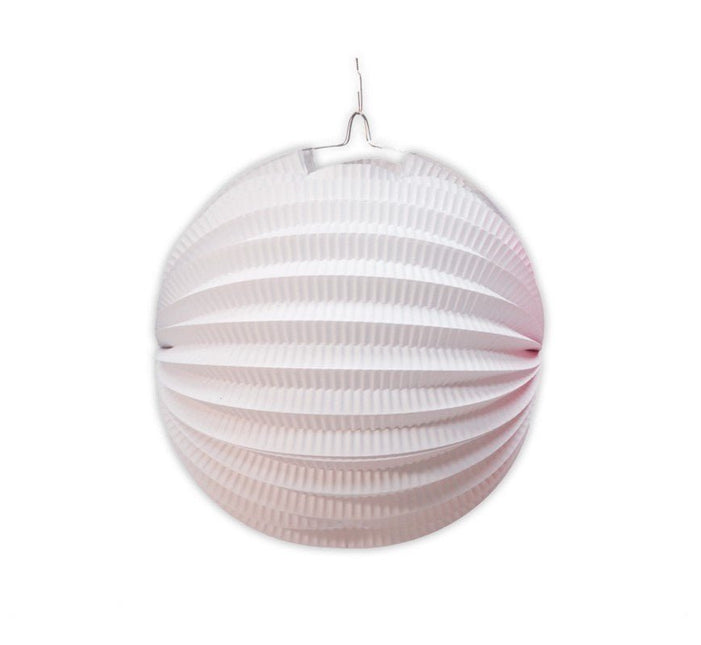 Witte Lampion Rond 20cm van Fiestas Guirca koop je bij Partywinkel