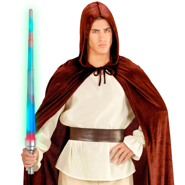 Witte Nep Zwaard Met Licht 90cm van Widmann koop je bij Partywinkel