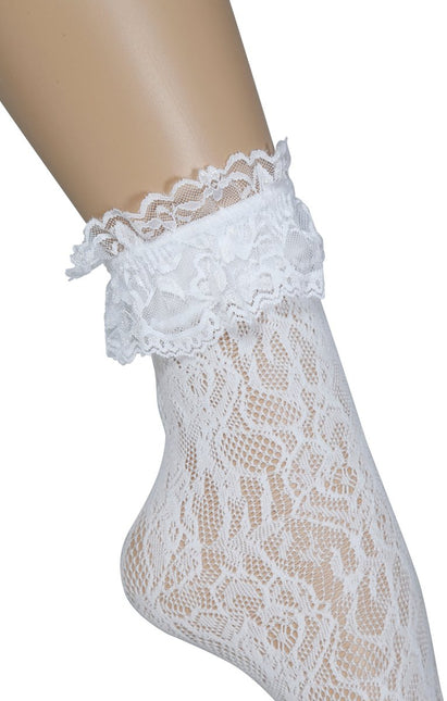 Witte Sokken Kant 2st van Fiestas Guirca koop je bij Partywinkel