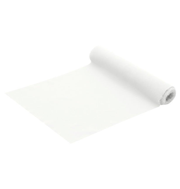 Witte Tafelloper Effen 5m van CHAKS koop je bij Partywinkel