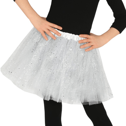 Witte Tutu Kind 31cm van Fiestas Guirca koop je bij Partywinkel