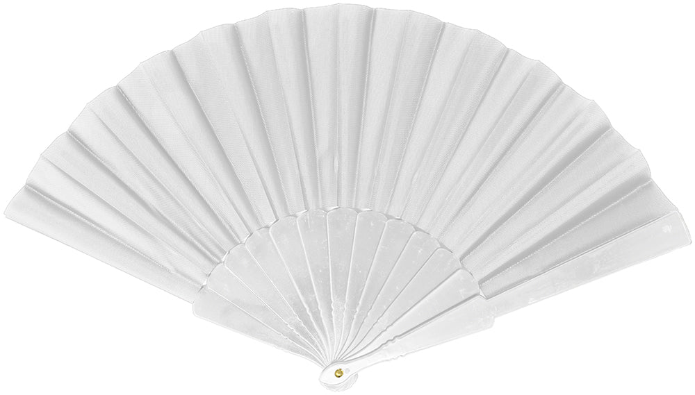 Witte Waaier van Fiestas Guirca koop je bij Partywinkel