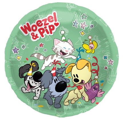 Woezel En Pip Helium Ballon Leeg 45cm van Folat koop je bij Partywinkel